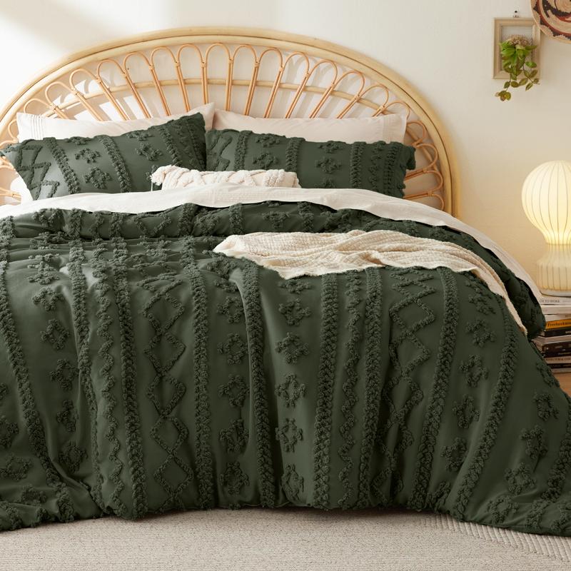 Boho Deluxe Tufted Embroidery Comforter Set