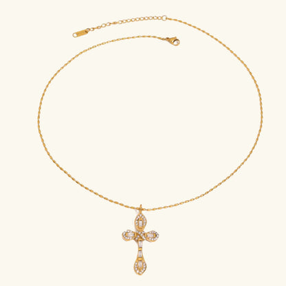 Olea Diamond Crucifix