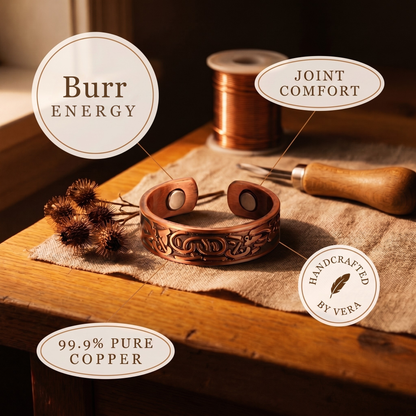Cora's Burr Copper Ring