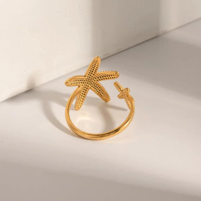 Seastar Gold Starfish Ring