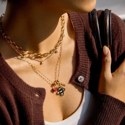 Soline Vintage Charm Necklace