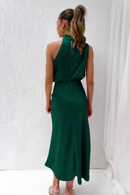 Faith | Women’s Chic Halter Evening Dress