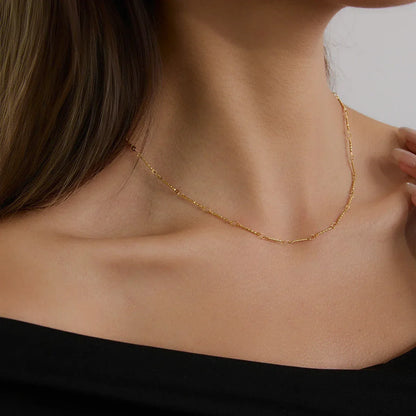 Amy Linked Chain Gold Necklace