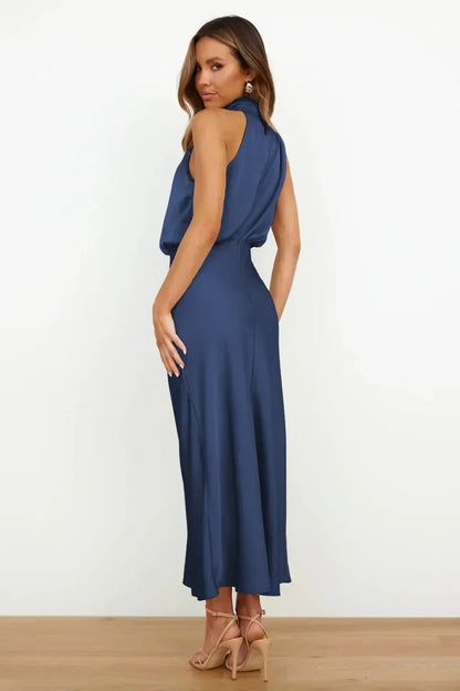 Faith | Women’s Chic Halter Evening Dress