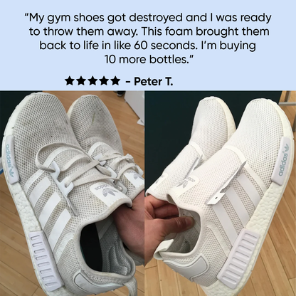 Alorin - Water-free foam shoe cleaner