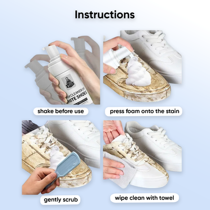 Alorin - Water-free foam shoe cleaner