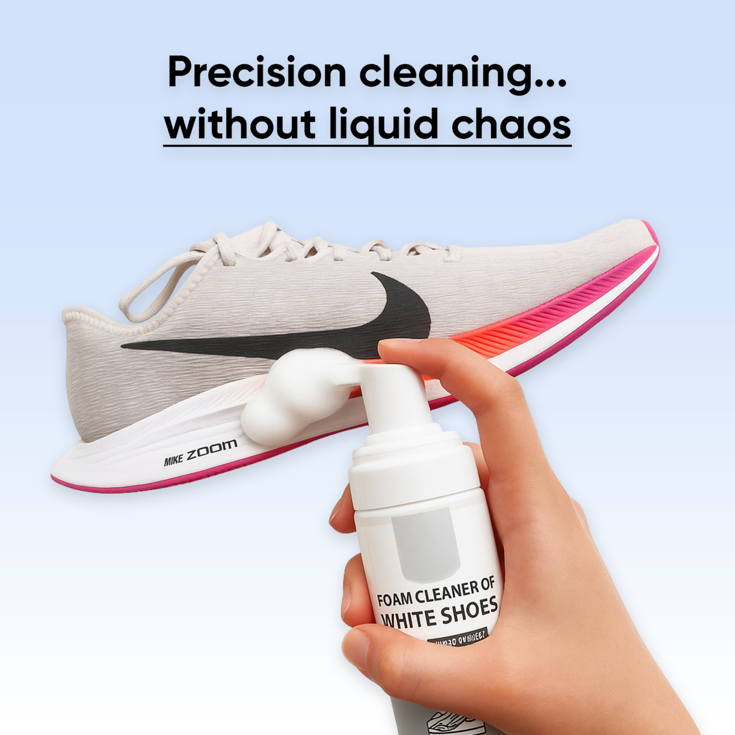 Alorin - Water-free foam shoe cleaner