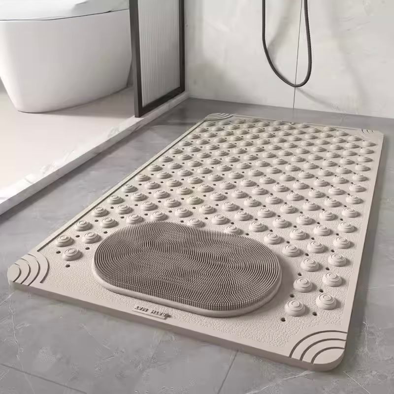 Premium Anti-Slip Shower Bath Mat | Waterproof Non-Slip Bathroom Safety Mat with Drainage Holes