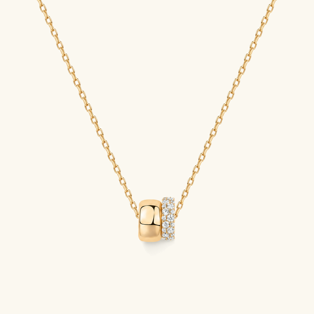 Odette Duo Ring Necklace