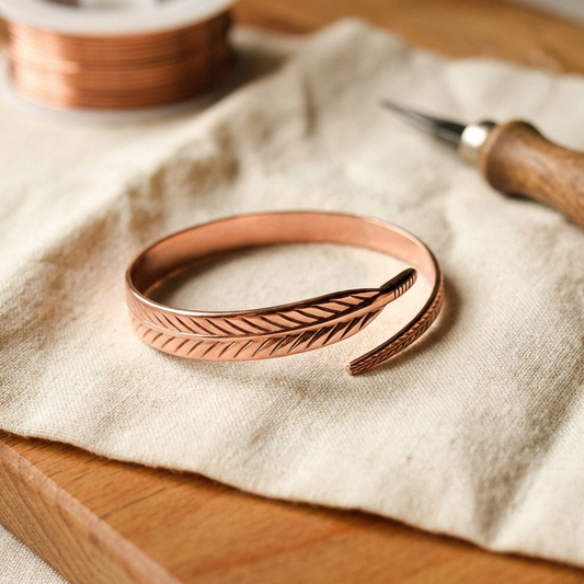 Cora's Root Copper Bracelet
