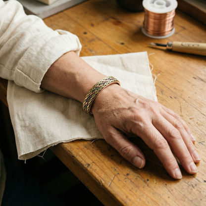 Cora's Weave Copper Bracelet