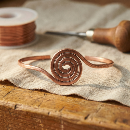 Cora's Coil Copper Anklet
