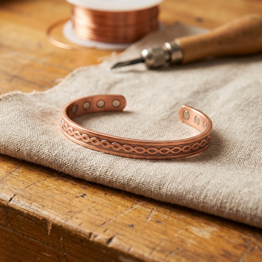 Cora's Current Copper Bracelet