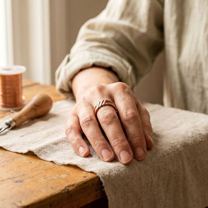 Cora's Peat Copper Ring