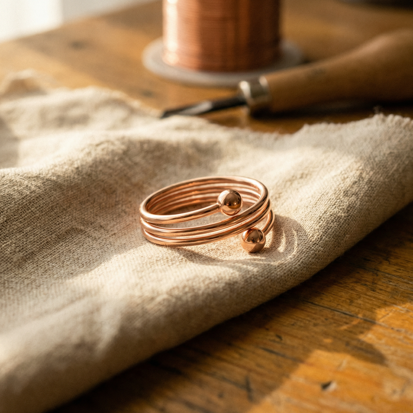 Cora's Silt Copper Ring