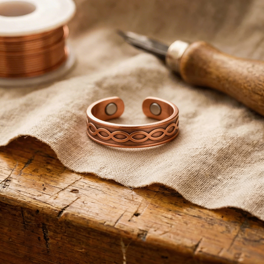 Cora's Char Copper Ring