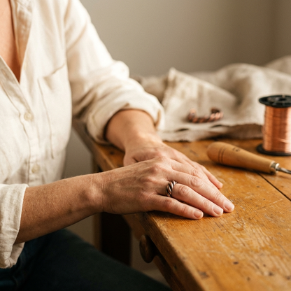 Cora's Tine Copper Ring