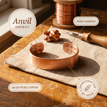 Cora's Anvil Copper Bracelet