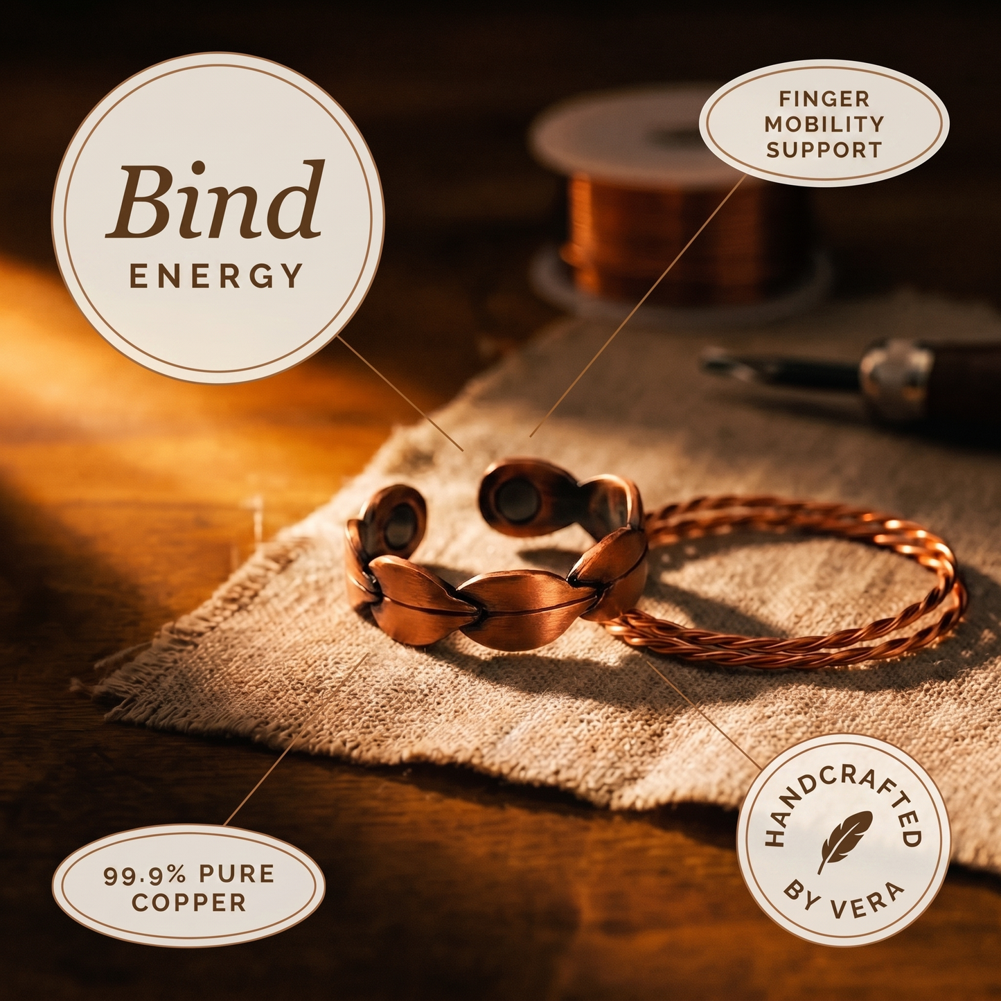 Cora's Bind Copper Ring
