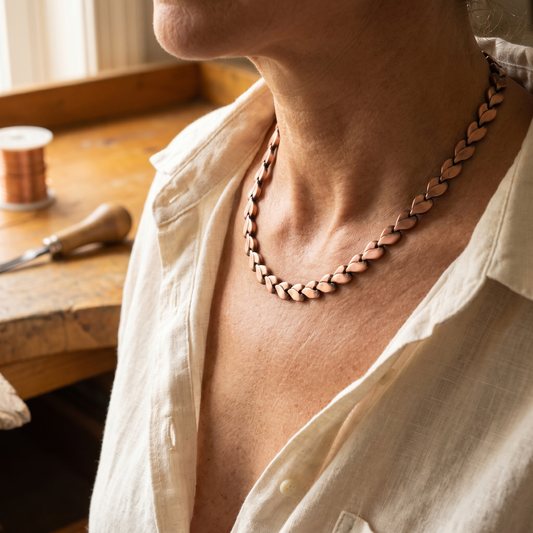 Cora's Briar Copper Necklace