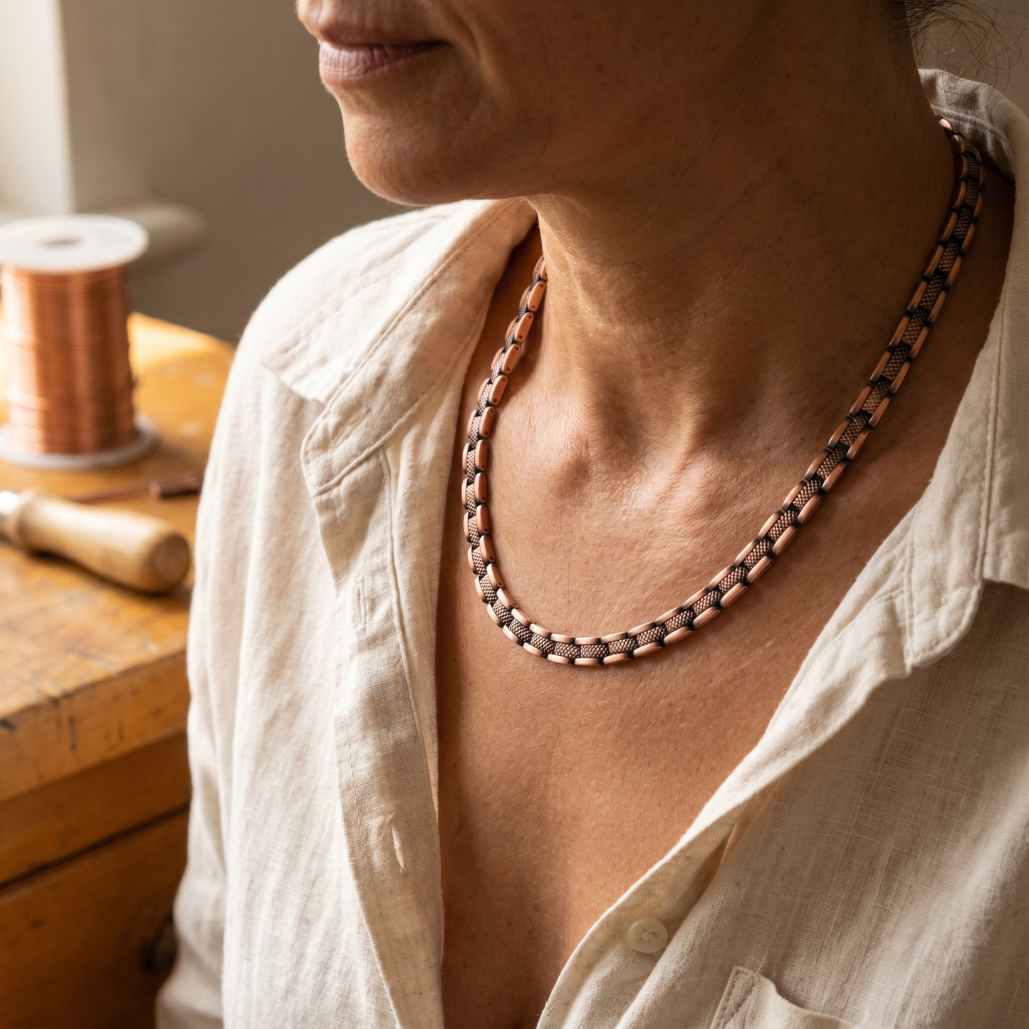 Cora's Haze Copper Necklace