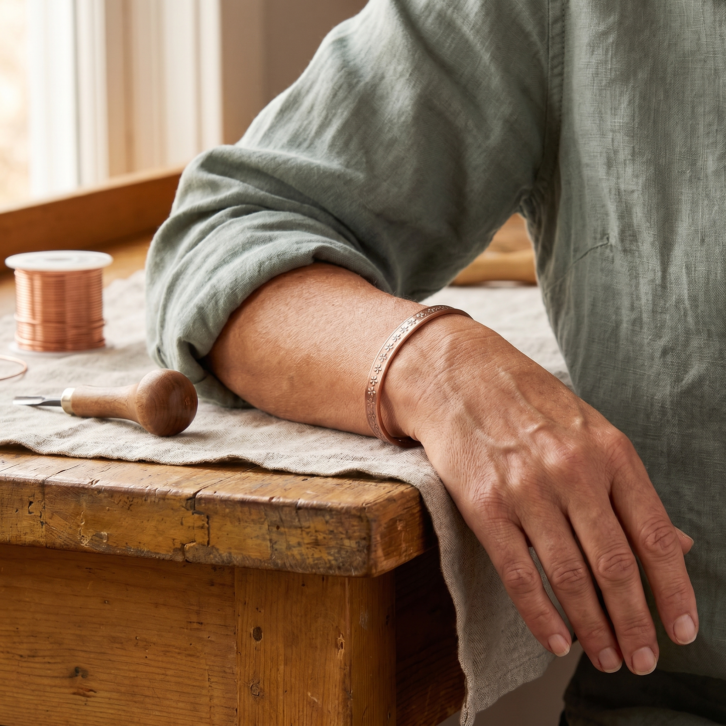 Cora's Loch Copper Bracelet