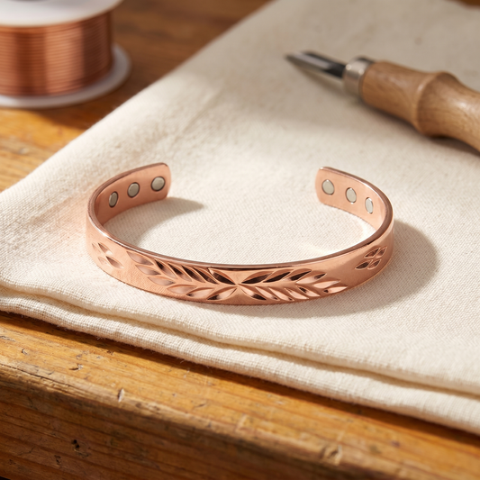 Cora's Lunar Copper Bracelet