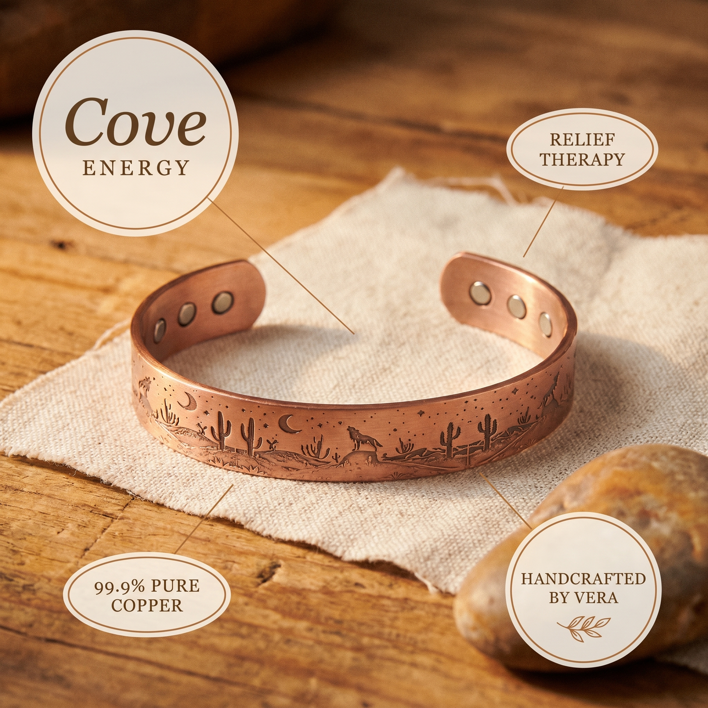 Cora's Cove Copper Bracelet