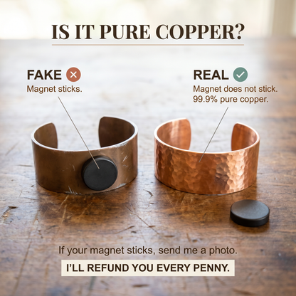 Cora's Vein Copper Bracelet