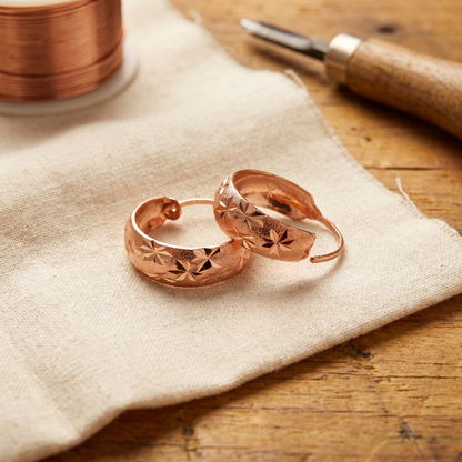 Cora's Dew Copper Earrings