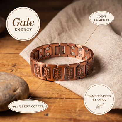 Cora's Gale Men's Copper Bracelet