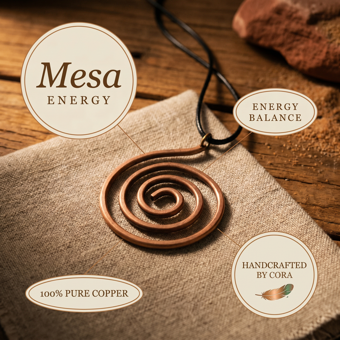 Cora's Mesa Copper Necklace