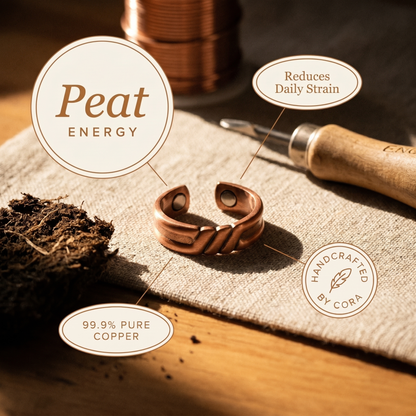 Cora's Peat Copper Ring