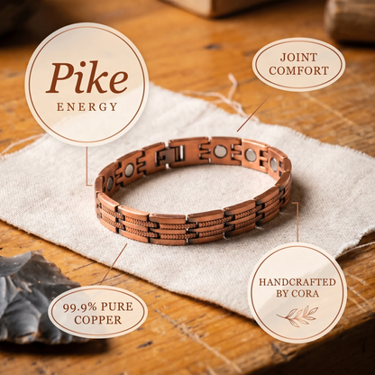 Cora's Pike Men's Copper Bracelet