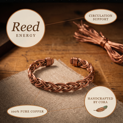Cora's Reed Copper Anklet