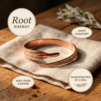 Cora's Root Copper Bracelet