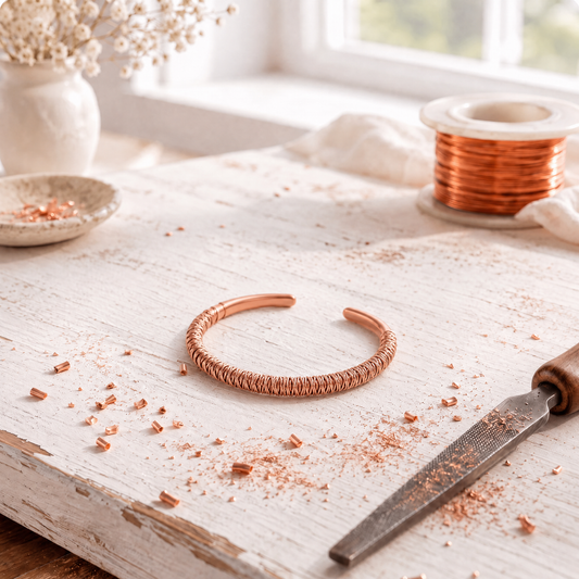 Willow Twist Copper Bracelet