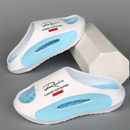 Men's Cloud Slide Sandals | Thick Sole Cushioned Non-Slip EVA Slippers for Indoor & Outdoor Comfort