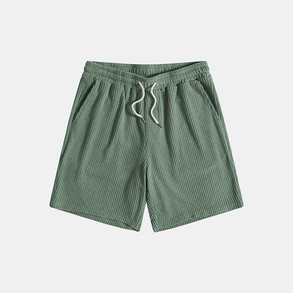 Leo | Men's Two Piece Casual Shirt Shorts Set