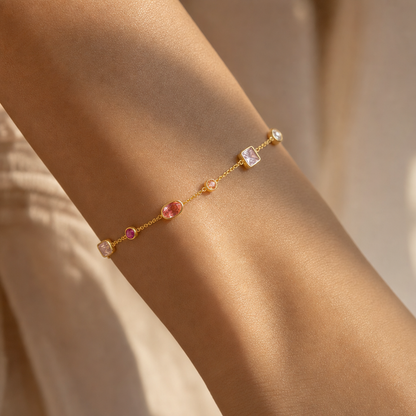Verena Rosé Gemstone Bracelet