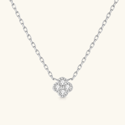Fleur Diamond Clover Necklace