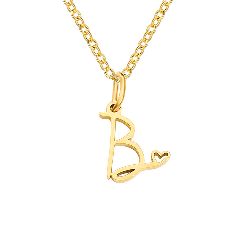 Sienna Initial Letter Necklace