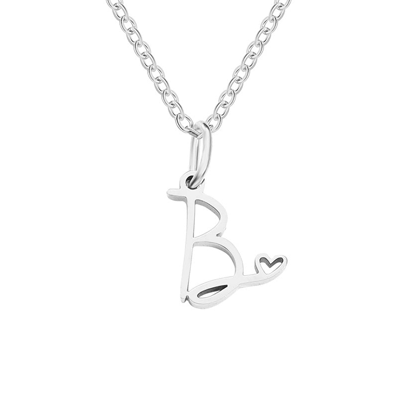 Sienna Initial Letter Necklace