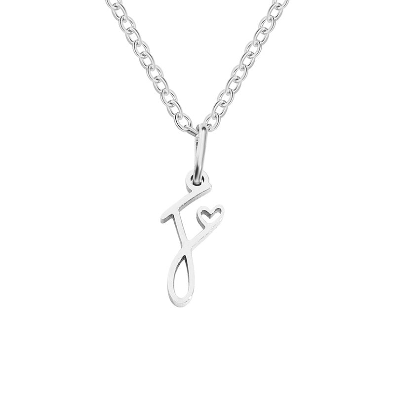 Sienna Initial Letter Necklace
