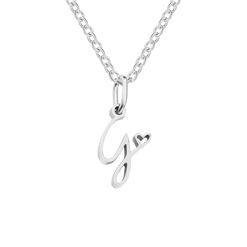 Sienna Initial Letter Necklace