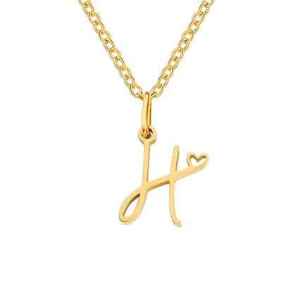 Sienna Initial Letter Necklace