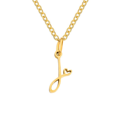 Sienna Initial Letter Necklace