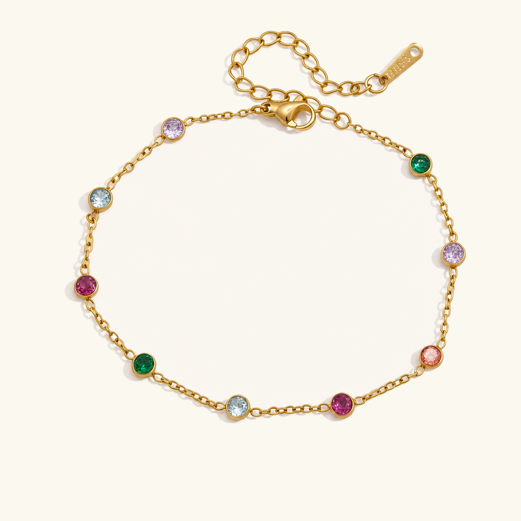 Isadora Dainty Gemstone Bracelet