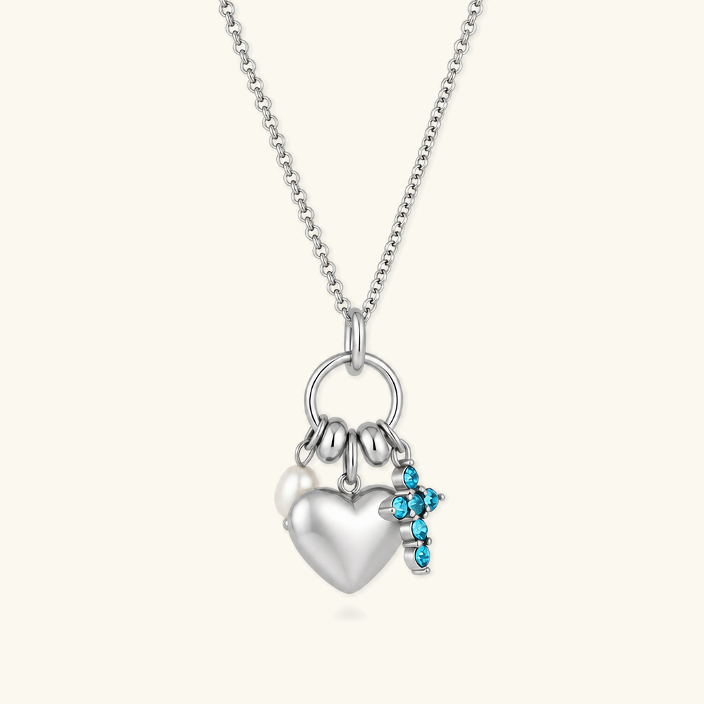 Ottilie Heart Charm Necklace