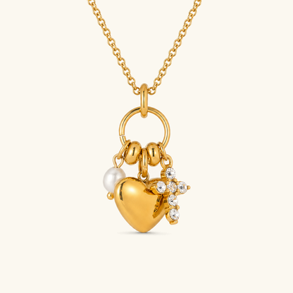 Ottilie Heart Charm Necklace